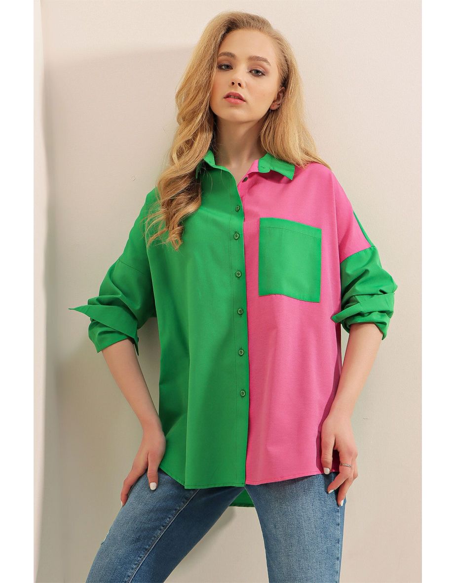 Shirt - Green - Regular fit
