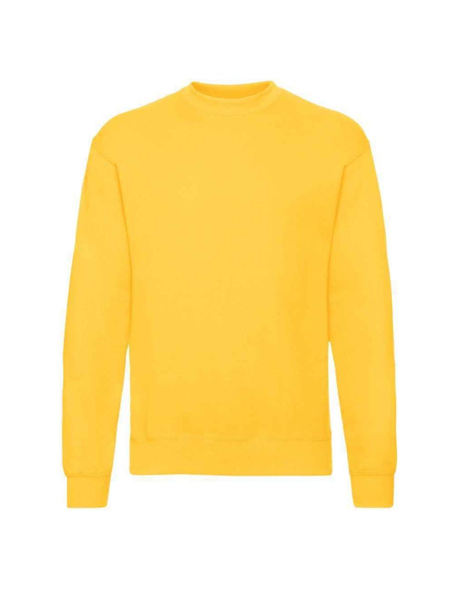 Fruit of the Loom Unisex Adult Classic Drop Shoulder Sweatshirt - Sunflower Yellow