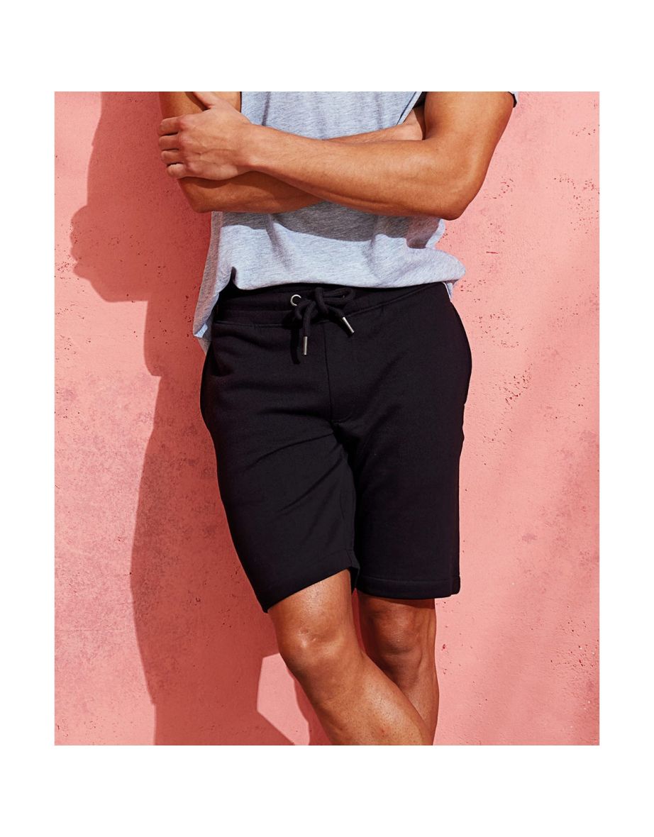 Mens Recycled Jersey Shorts - Black