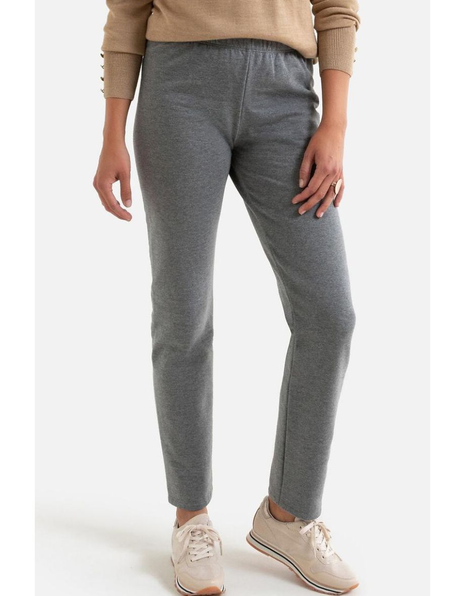 Shop Straight Cut Leggings in a Stretch Cotton Fleece Length 30.5 Online in Qatar VogaCloset