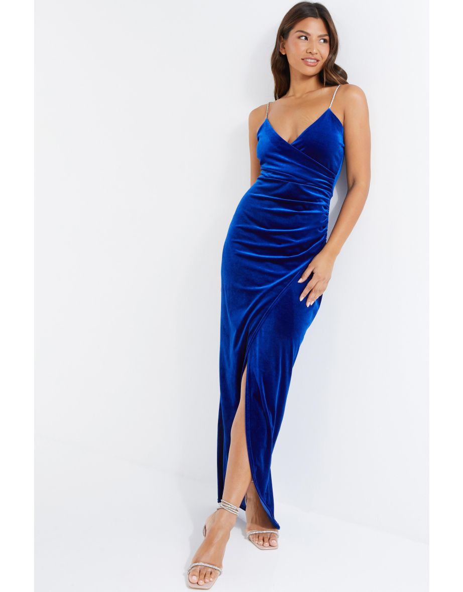 Quiz velvet dresses best sale