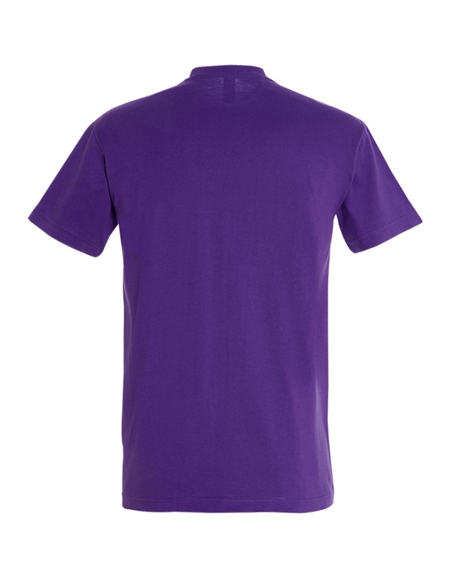 SOLS Mens Imperial Heavyweight Short Sleeve T-Shirt - Dark Purple - 1
