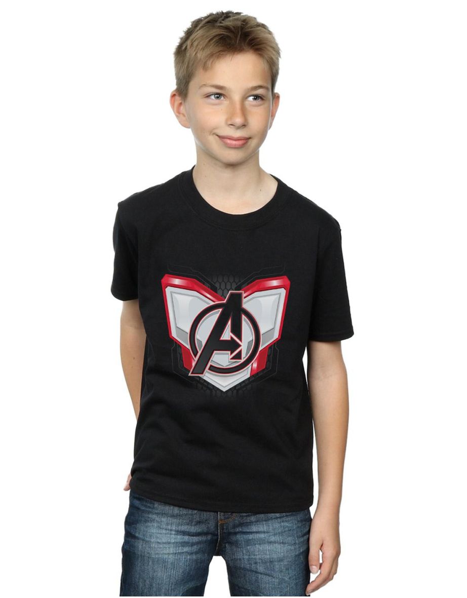 Shop Marvel Boys Avengers Endgame Quantum Realm Suit T Shirt Black Online in Bahrain VogaCloset