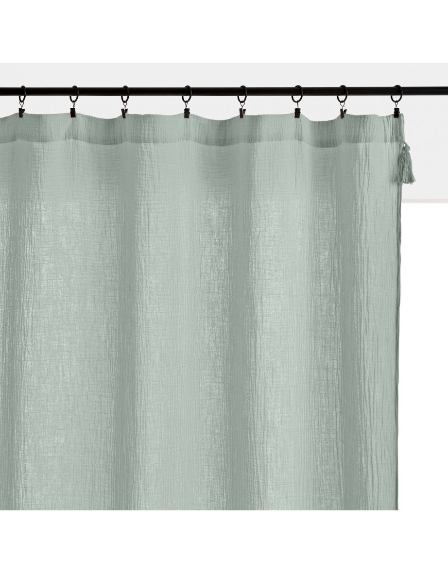 Kumla Cotton Muslin Curtain Panel