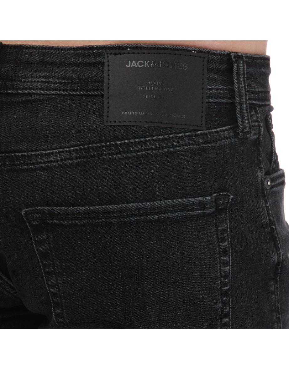 Men's Jack Jones Rick Original 557 Shorts in Black - 2