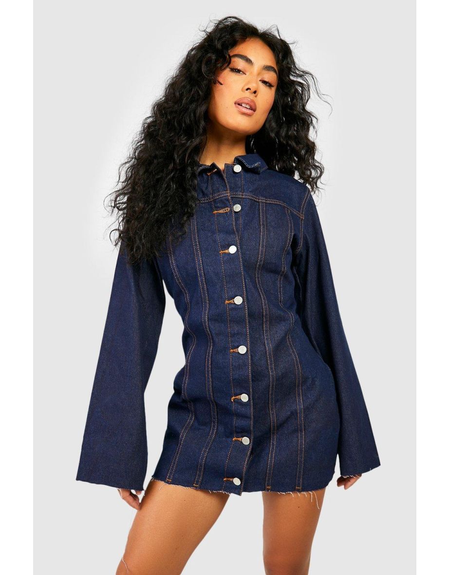 Dorothy perkins indigo store denim shirt dress