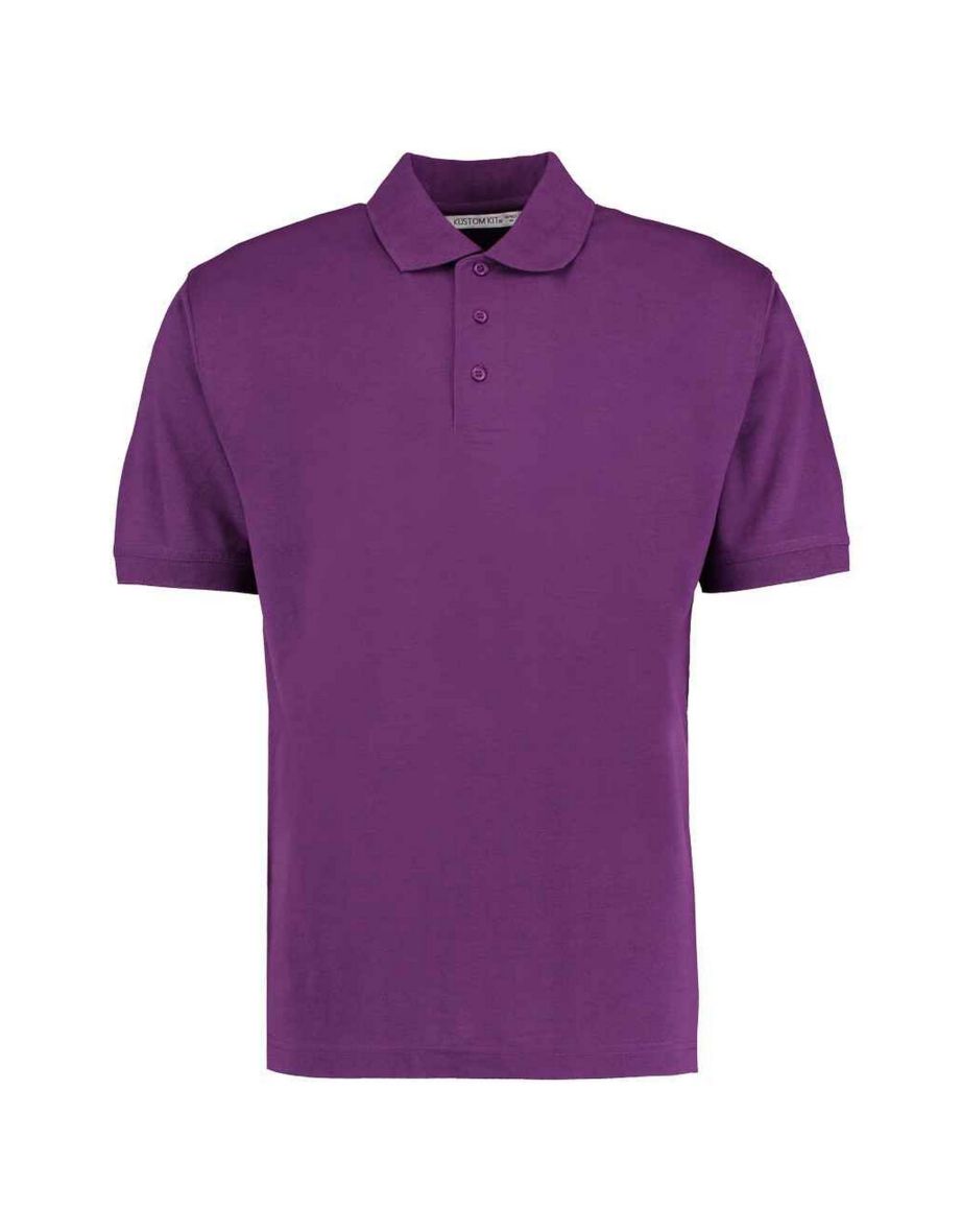 Kustom Kit Mens Klassic Piqué Polo Shirt - Dark Purple