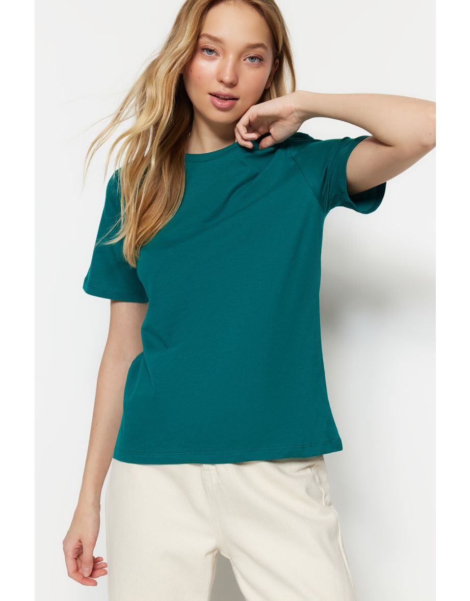 T-Shirt - Green - Regular fit