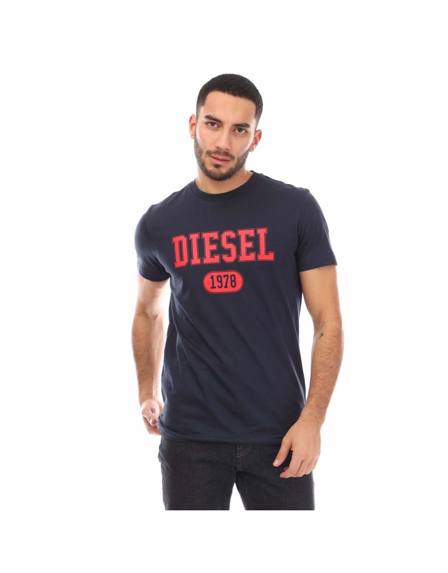 Men's Diesel T-Diegor 1-A T-Shirt in Blue