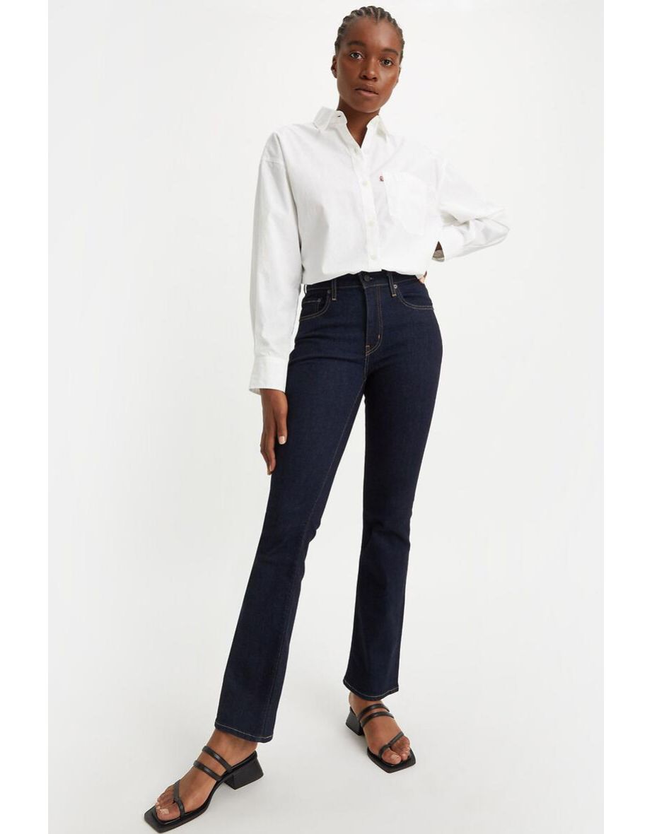 Bootcut Jeans with High Waist