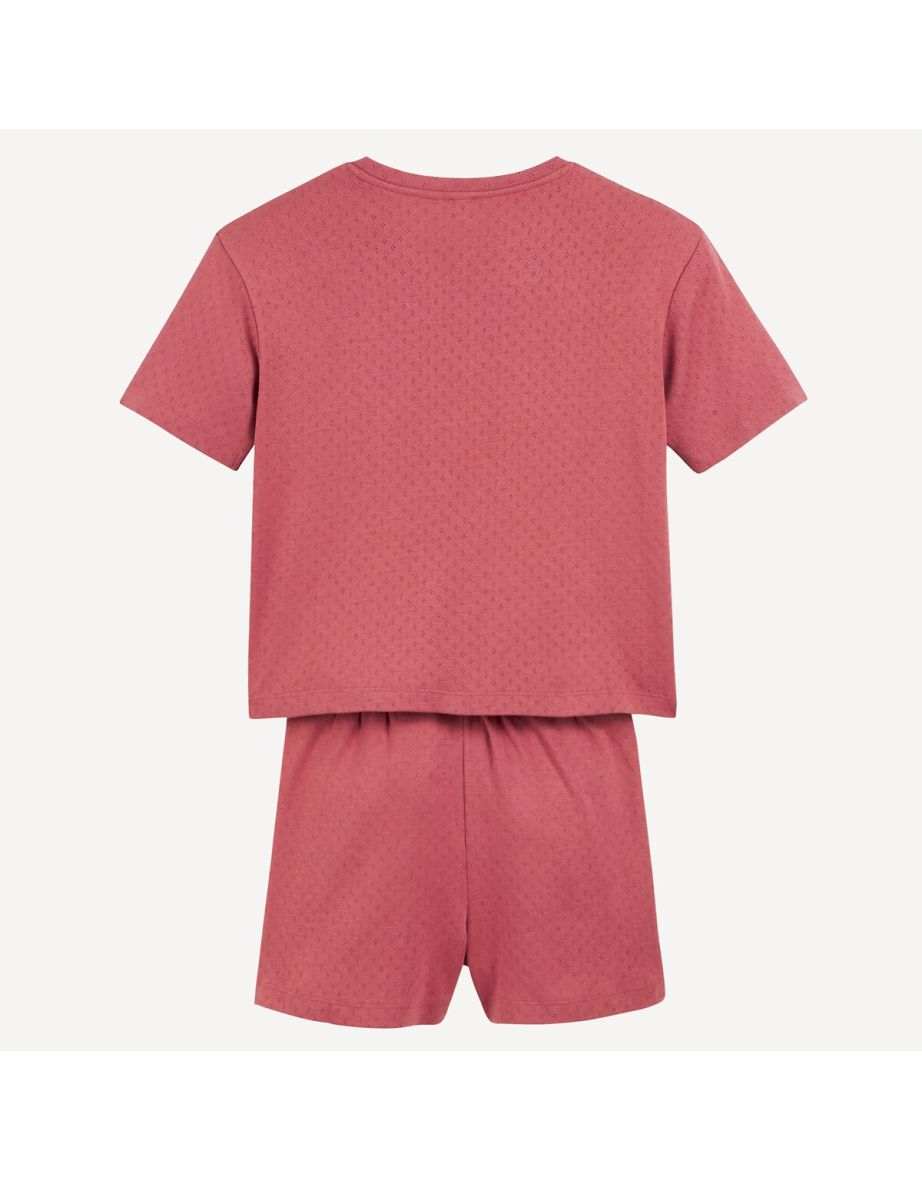 Pointelle Short Pyjamas - 2