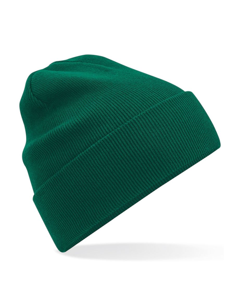 Beechfield Original Cuffed Organic Cotton Beanie - Bottle Green