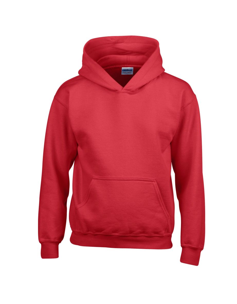 Gildan Childrens/Kids Heavy Blend Hoodie - Red