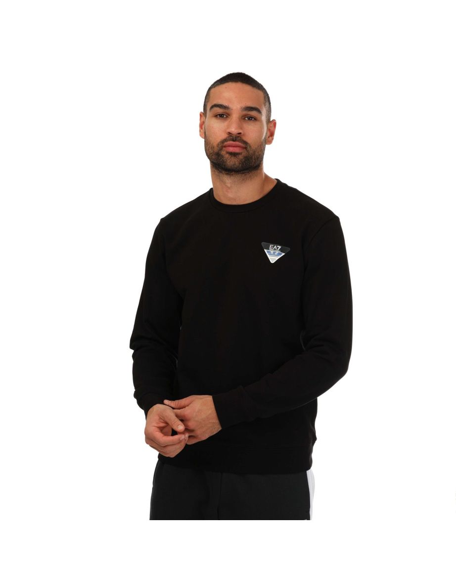 Men's Emporio Armani EA7 Sweatshirt in Black