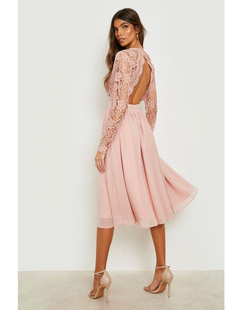 Blush skater clearance dress