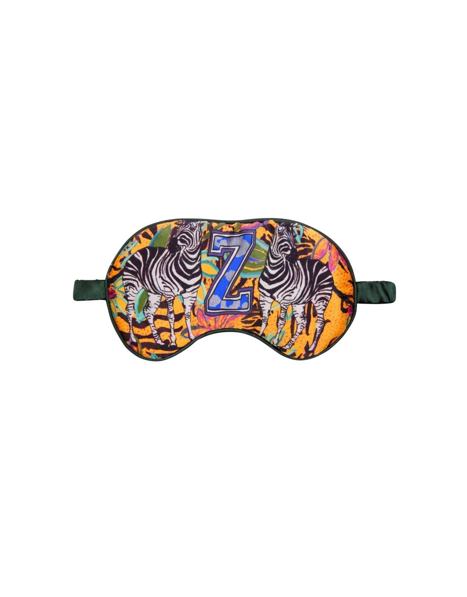 Silk Eye Mask / "Z for Zebra"