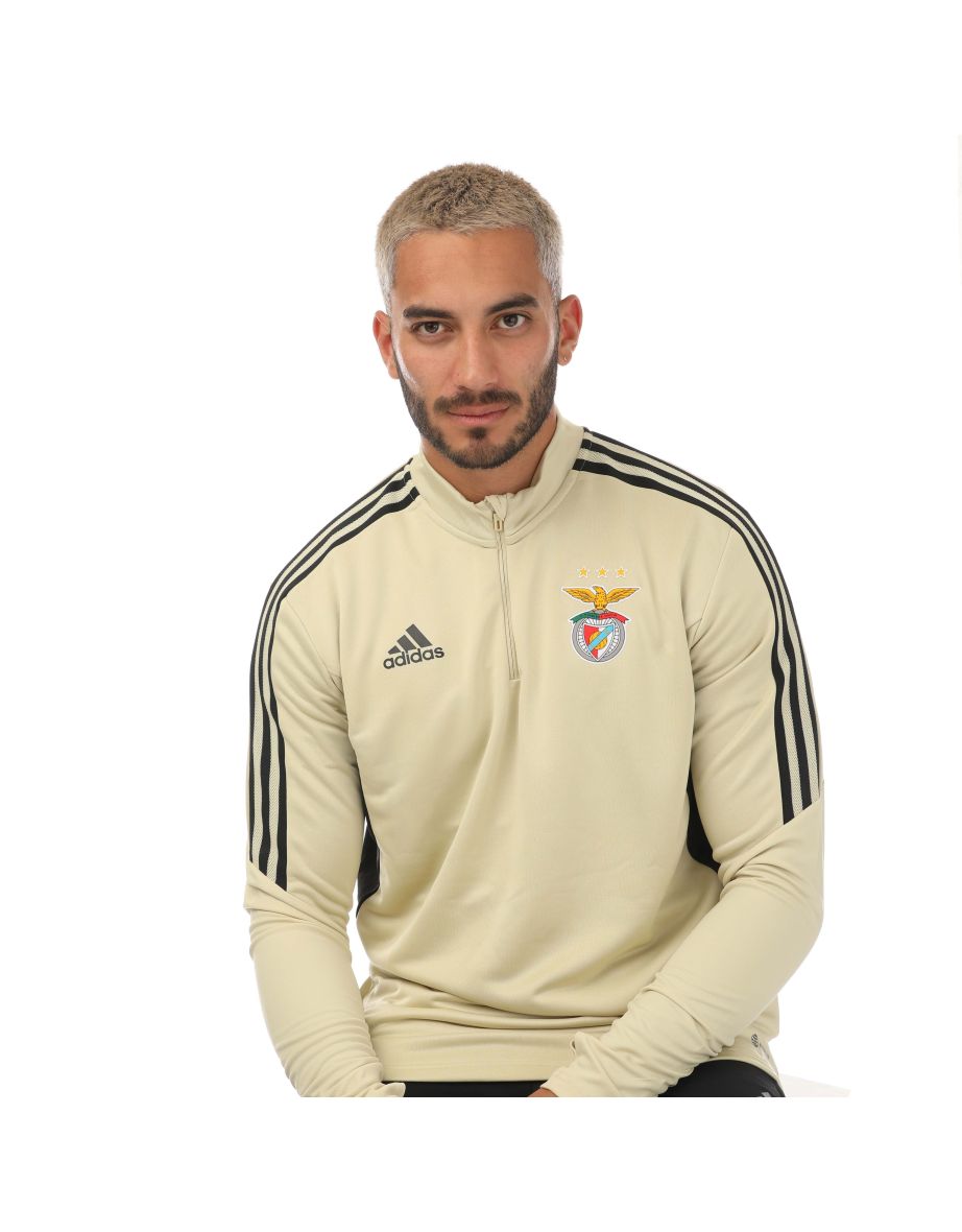 Men's adidas Benfica Condivo Training T-shirt in Cream - 3