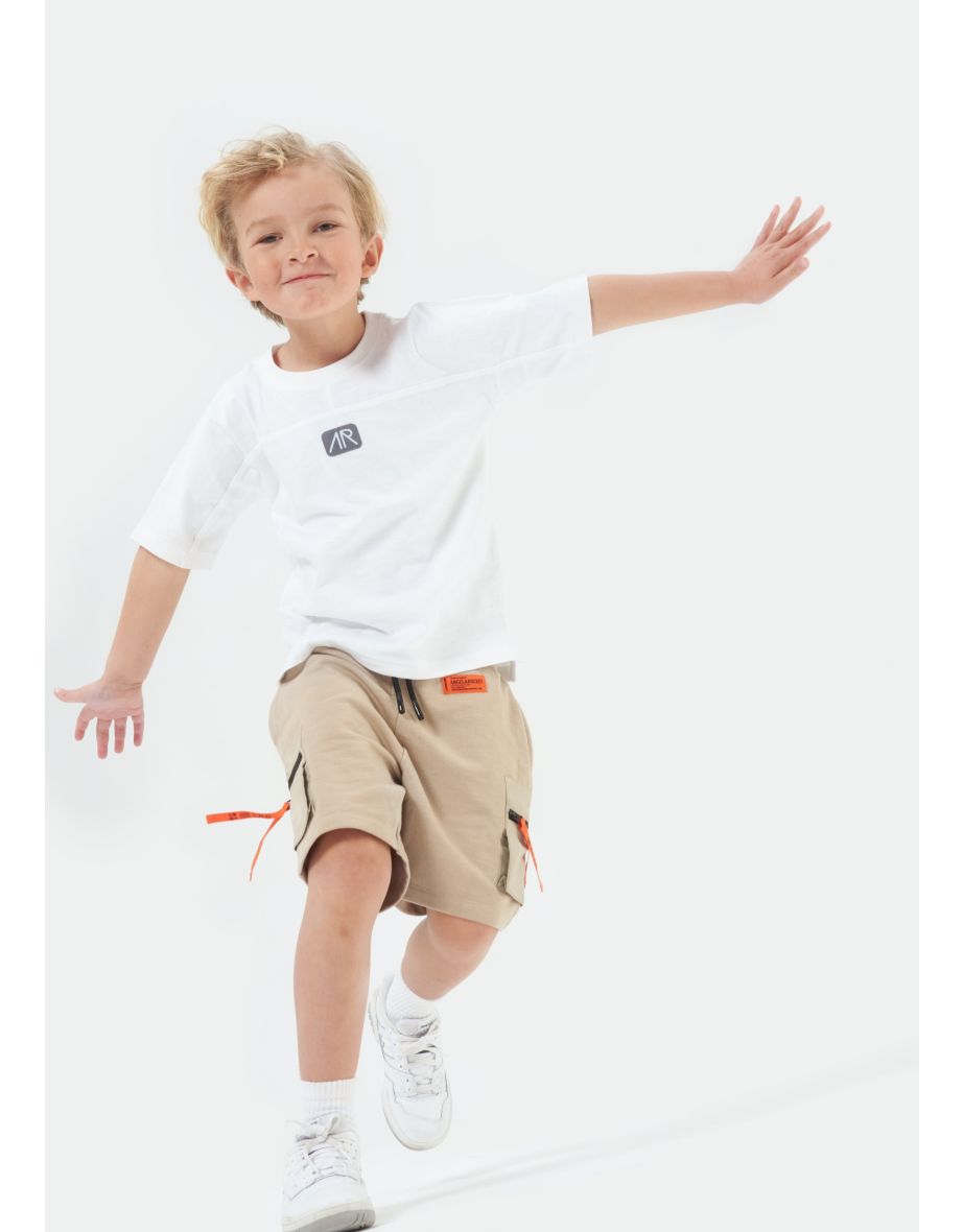 Niko Nylon Pocket Short - Stone