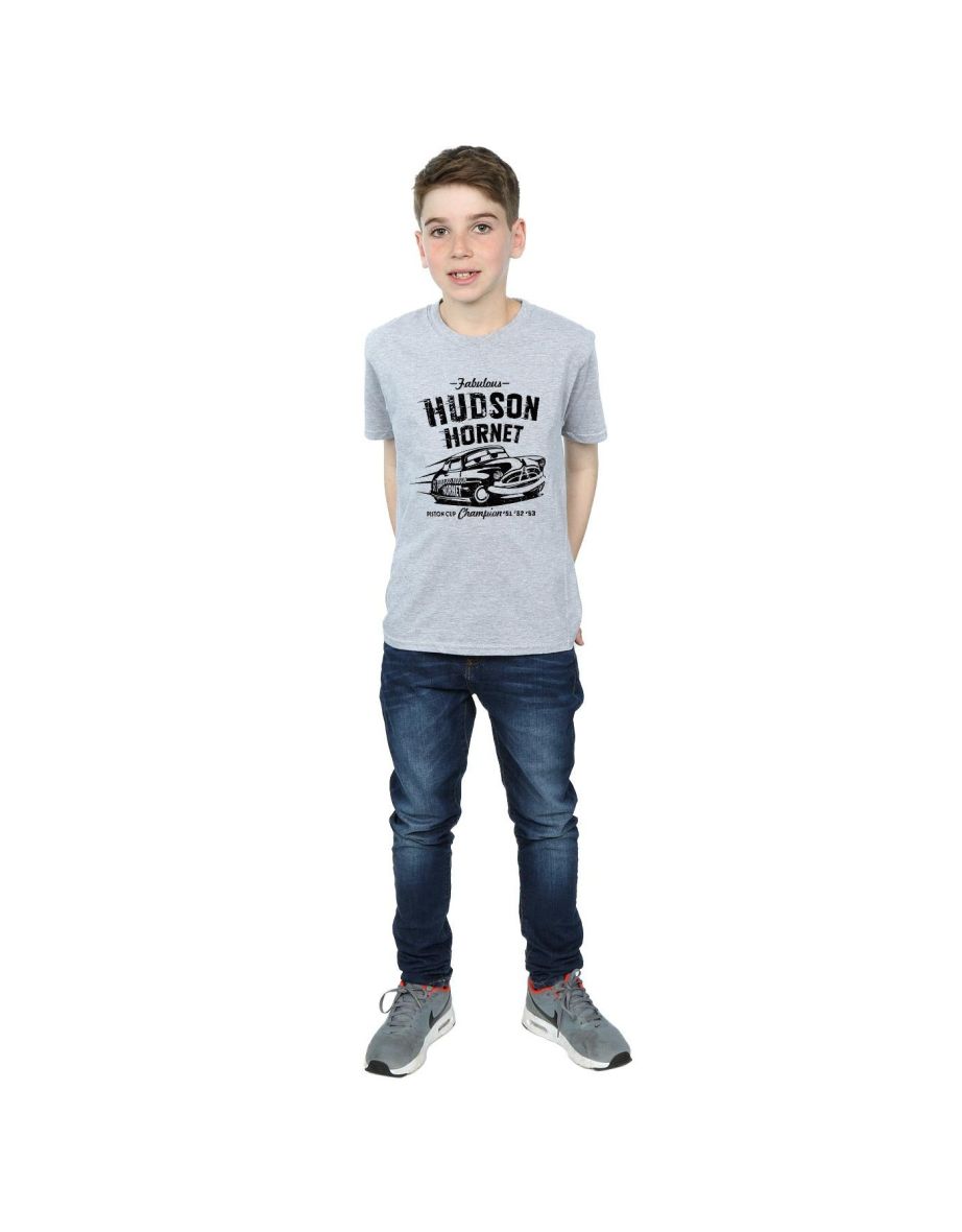 Disney Boys Cars Hudson Hornet T-Shirt - Sports Grey - 3
