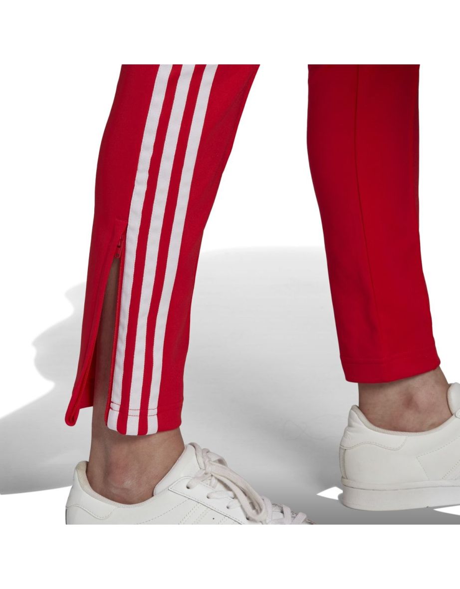 Women's adidas Originals Primeblue SST Track Pants in Red - 6