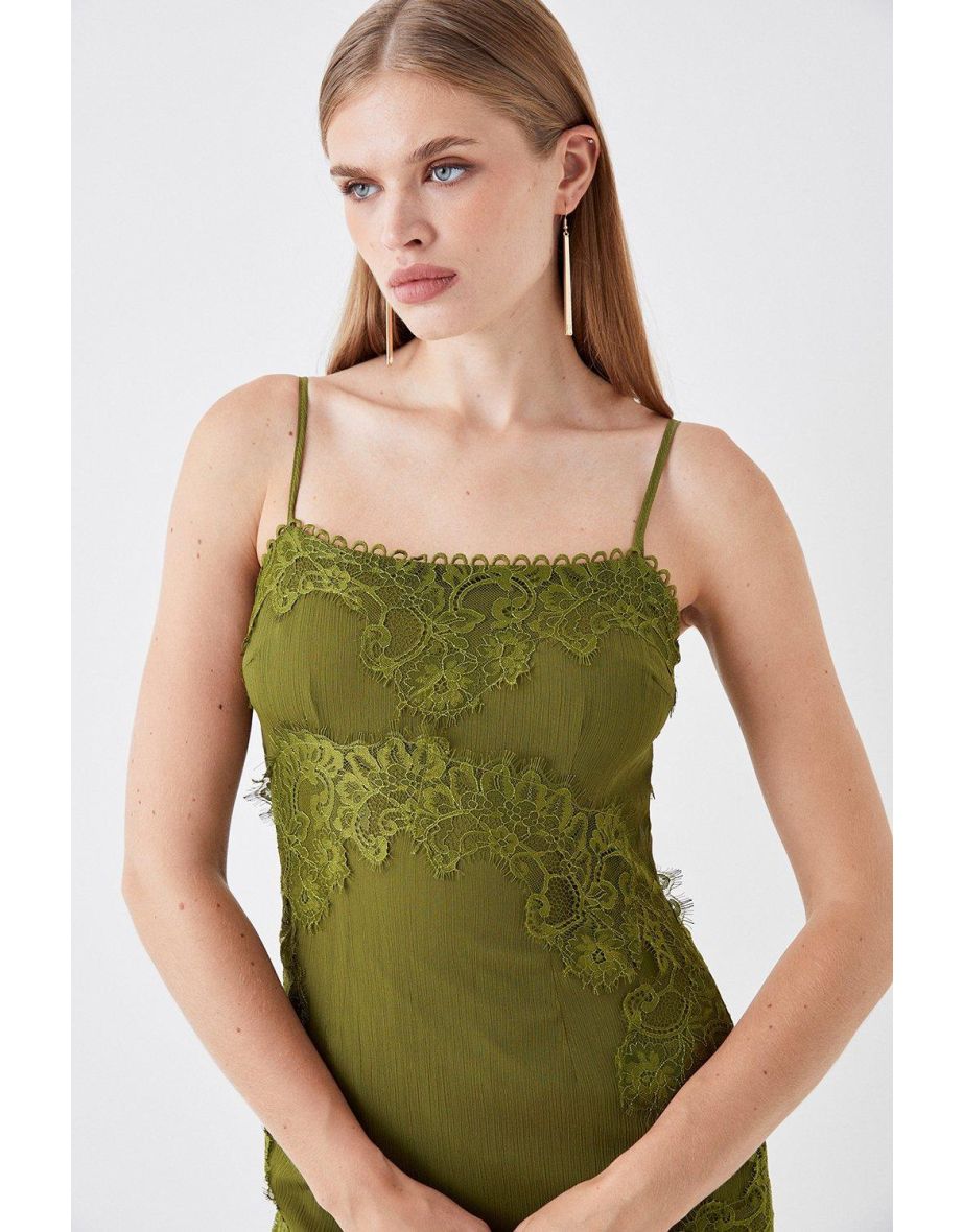 Sophie Habboo Lace Trim Cami Maxi Dress - 2