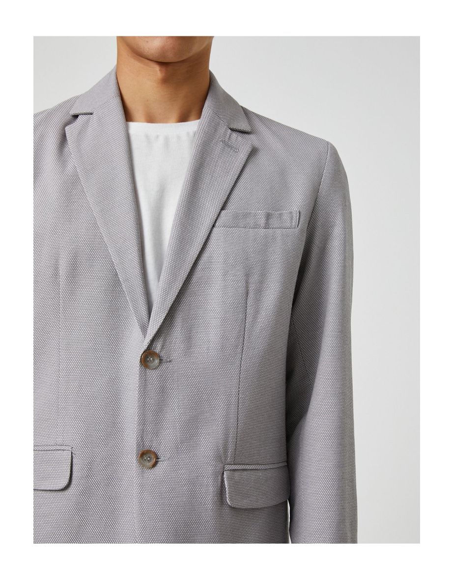 Jacket - Gray - Relaxed fit - 4