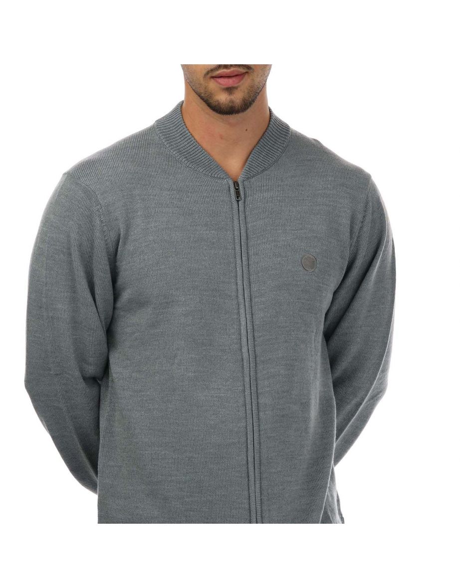 Men's Pretty Green Morino Track Top in Grey - 5