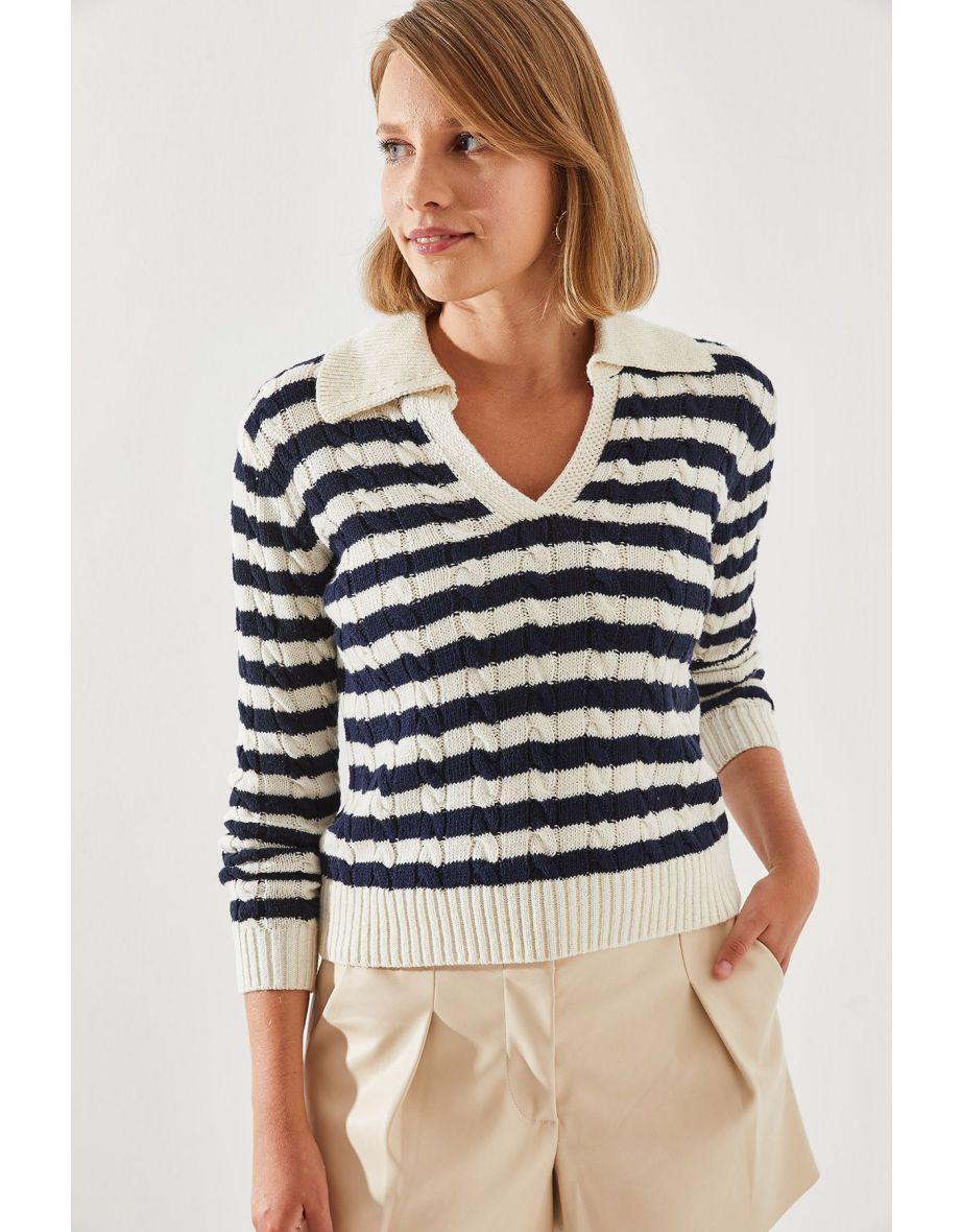 Hair Polo Neck Sweater
