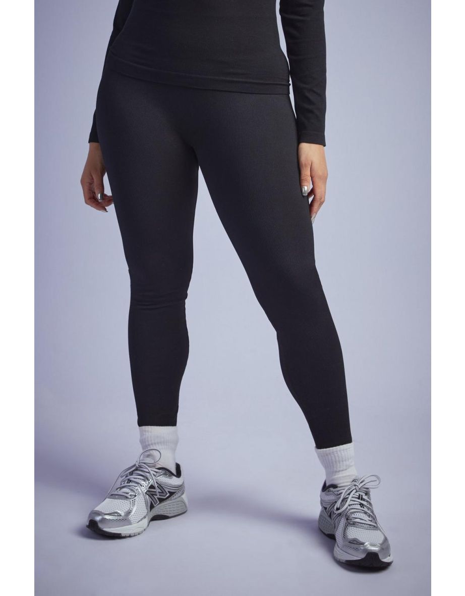 Plus Seamless Rib Legging - 3