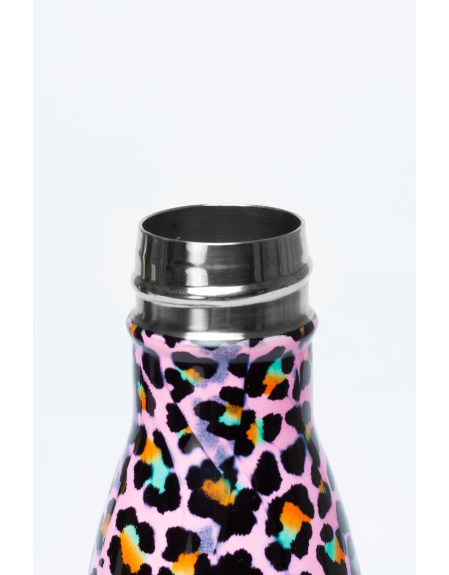 HYPE METAL DISCO LEOPARD WATER BOTTLE - 500ML - 7