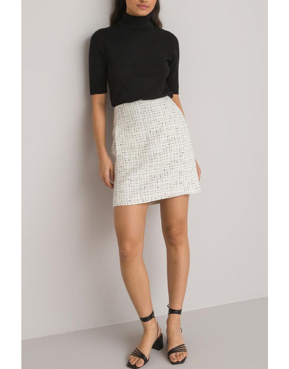 Short Sleeve Turtleneck Jumper/Sweater