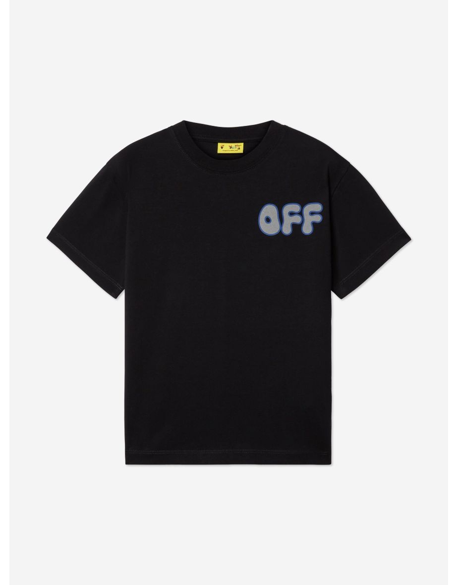 Off-White Boys Arrow Chunky T-Shirt in Black