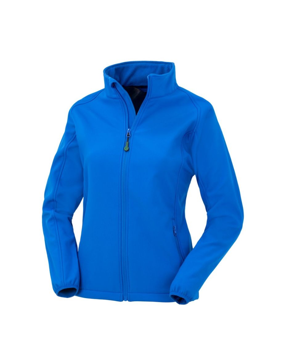 Result Genuine Recycled Womens/Ladies Softshell Printable Jacket - Royal Blue