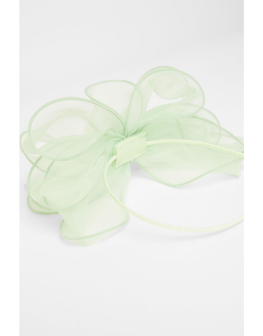Green Loop Headband Fascinator - 1