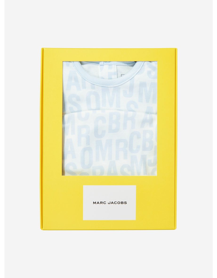 MARC JACOBS Baby Boys Babygrow Gift Set in Blue - 4