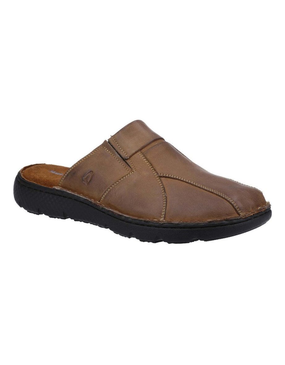 Hush puppies men's leather sandals online