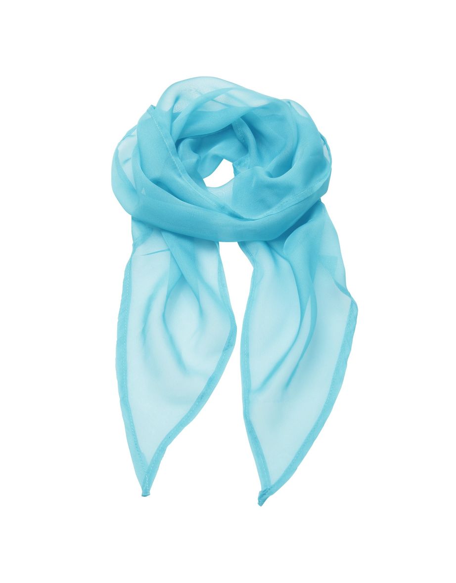 Premier Ladies/Womens Work Chiffon Formal Scarf - Turquoise