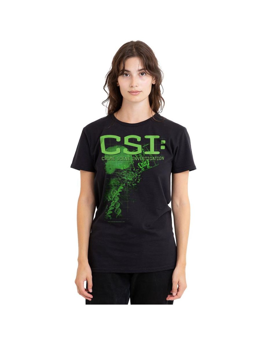 CSI Unisex Adult Evidence T-Shirt - Black