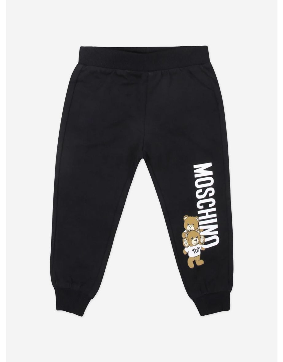 Moschino Baby Bear Logo Tracksuit in Black - 3