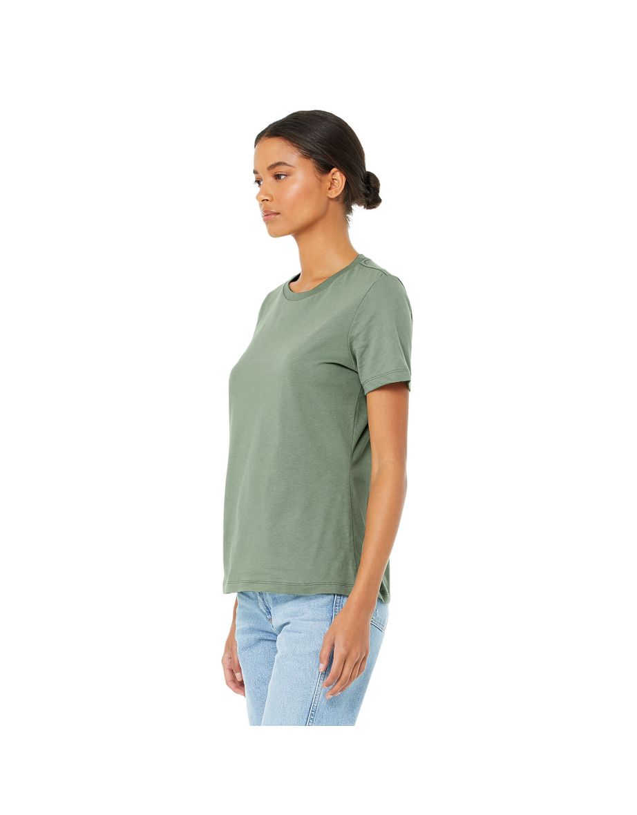 Bella + Canvas Womens/Ladies Jersey Short-Sleeved T-Shirt - Sage - 3