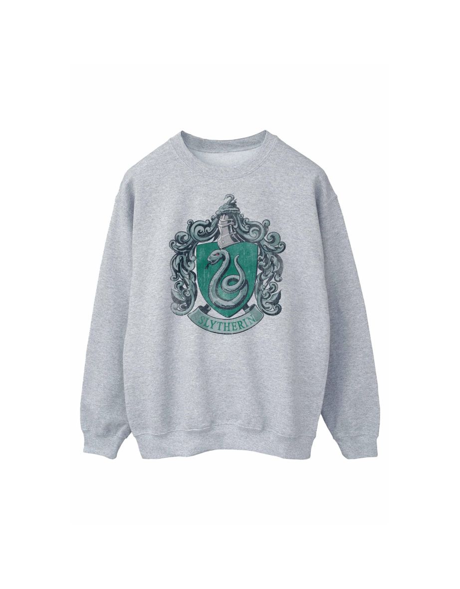 Harry Potter Mens Slytherin Sweatshirt - Sports Grey