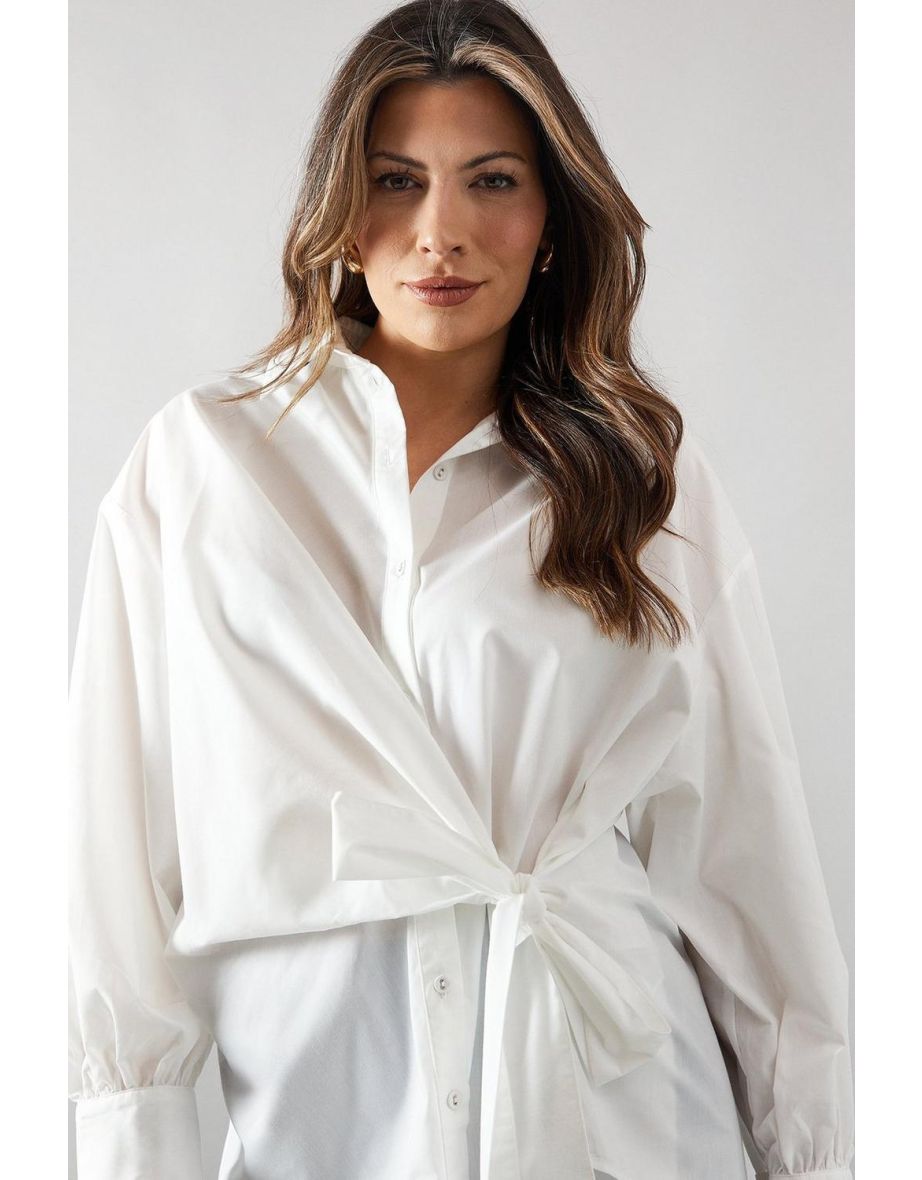 Side Tie Shirt - 3