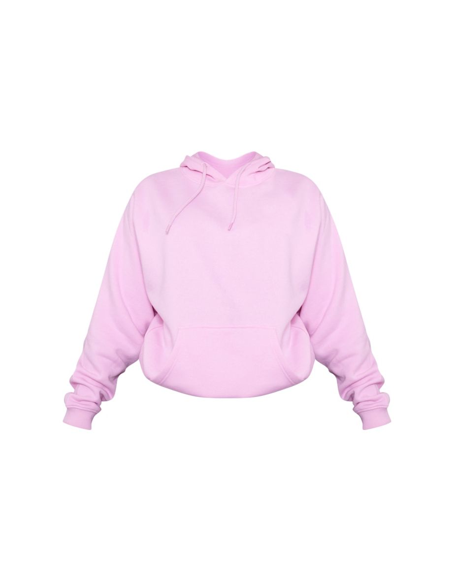 Baby Pink Oversized Fit Sweat Hoodie - 4