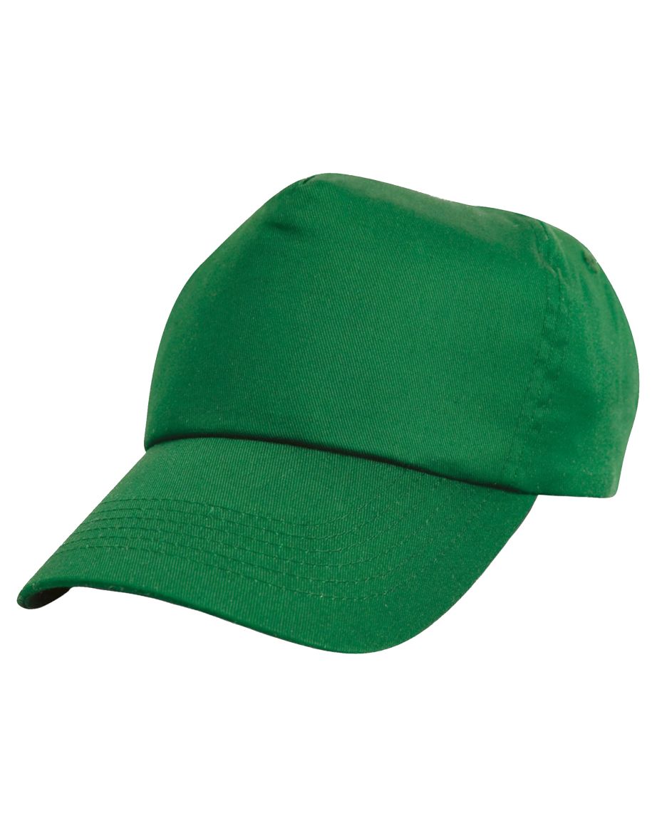 Result Unisex Childrens/Kids Plain Basebll Cap (Pack of 2) - Kelly Green
