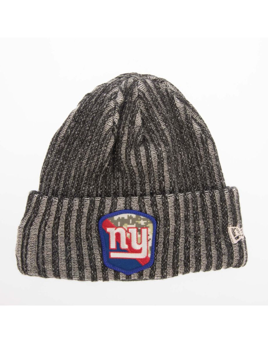 Accessories New Era New York Giants NFL Bobble Knit Hat in Black
