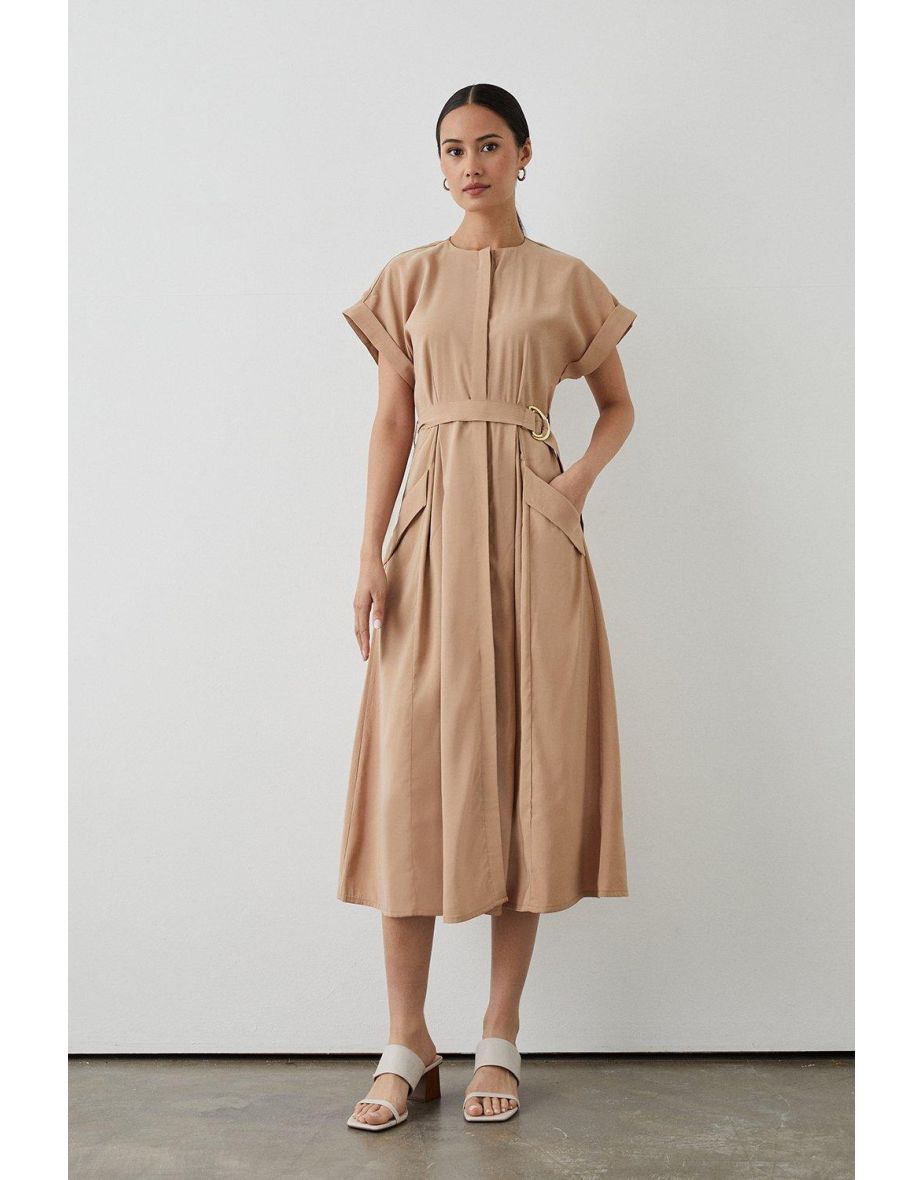 Camel utility dress sale