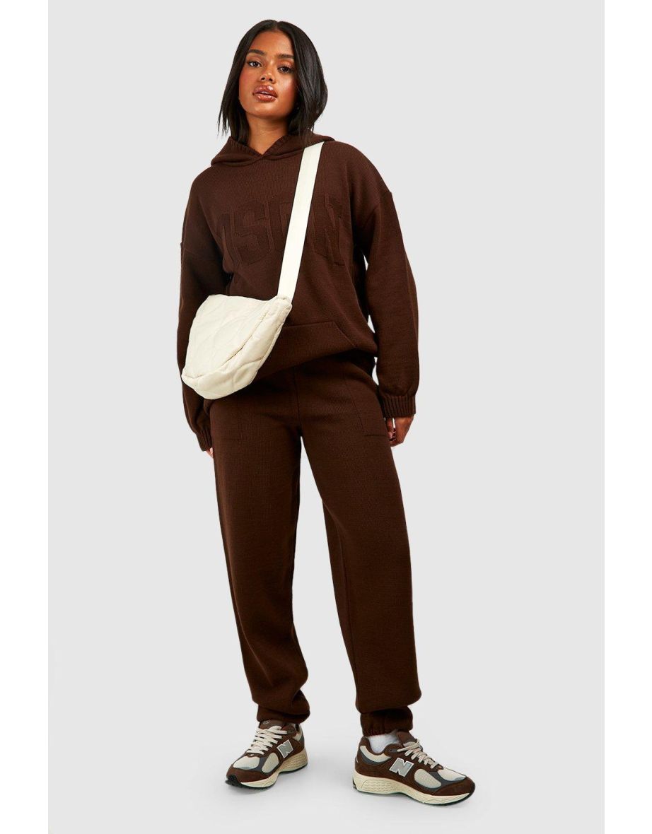 Dsgn Reverse Stitch Oversized Hoody And Jogger Set