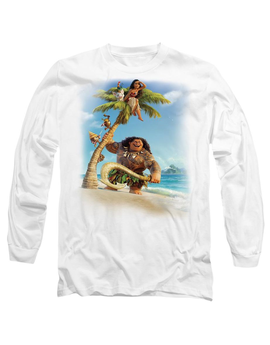 Moana Adult Poster T-Shirt - White