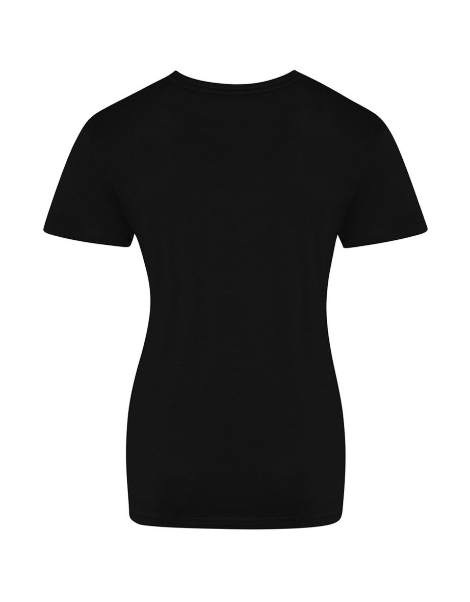 AWDis Just Ts Womens/Ladies The 100 Girlie T-Shirt - Deep Black - 1