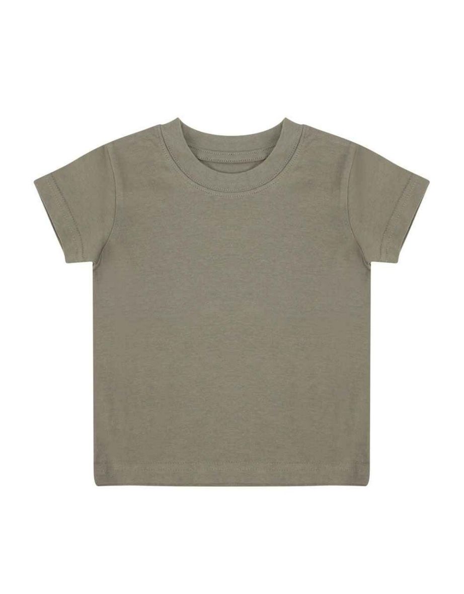 Larkwood Baby Plain T-Shirt - Khaki Green